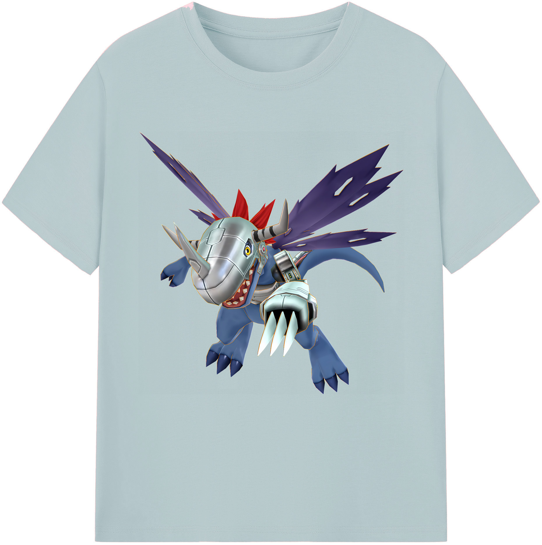 （画像用） Digimon デジタルモンスター/デジモン 綿100％半袖Tシャツ（フロントプリント）